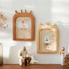 Ins Wind Cute Creative 7 Inch Photo Frame Set Cartoon Bear Deer Frame Children Room Wall Decoration Tabletop Display Ornaments