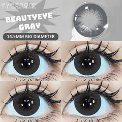 YICKYUE - Big Diameter Blue Lenses 14.5mm Lenses Colored Contact Lenses for Eyes Big Eye Lenses Natural Look Lenses