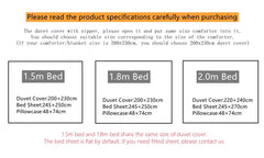 Yickyue French Pastoral Style 600TC Egyptian Cotton Bedding Set with Lace & Embroidery Bed Sheet Duvet Cover Set (Queen King Size,4pcs)