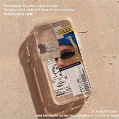 art painting phone case for iphone 13 11 pro max X XS MAX XR 6s 7 8 plus 12 mini se soft clear transparent shockproof tpu cover