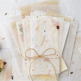 30pcs Retro Handmade Material Package Kraft Paper Hand Account DIY Base Collage Paper Sealing Decorative Label Paper Package