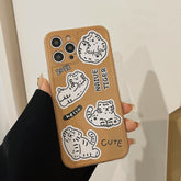 2022 tiger cute silicone soft cartoon phone case for iphone 12 mini 11 13 pro max xsmax x xr 8 7 plus shockproof cover capa