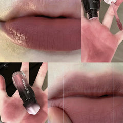 YICKYUE - Dark Brown Matte Mud Lipstick Cream Tint Pigment Waterproof Long Lasting Cheek Lip Tinted Paste Velvet Lip Gloss Makeup Cosmetic