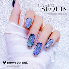 Elano All-match Rainbow Cat Eye Nail Polish Soak Off Magnetic Laser Nail Varnish Nail Art Lacquer Semi Permanent Led UV Gel