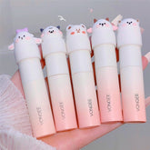 VONGEE Lip Glaze Cute Matte Velvet Lip Gloss Waterproof Long Lasting Sexy Plump Lip Mud Easy To Color Lipstick Makeup Cosmetics