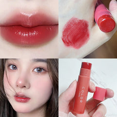 Yickyue Japanese Lipstick with Simple Design Hydrating Lip Balm Colored Moisturizing Lipgloss Lip Tint Makeup Lip Care Base Cosmetics