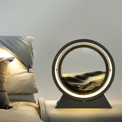 Quicksand Painting Night Light Creative Hourglass Table Lamp Ornaments for Wedding Decoration Living Room Decoration Ornaments