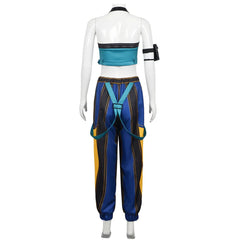 YICKYUE Anime Cosplay Costume Suit for Zoey Halloween Carnival Party Roleplay Accessories Women Uniform Props Print Outfit
