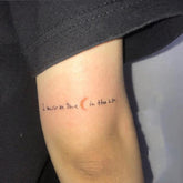 Waterproof Temporary Tattoo Stickers Black Line English Alphabet Crescent Moon Tattoo Flash Tattoo Arm Female