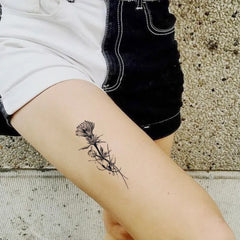 YICKYUE - Herbal Juice Rose Flower Temporary Tattoos for Women Arm Sexy Punk Waterproof Tattoo Stickers Art Lasting Floral Fake Tattoo