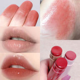 Yickyue Colored Moisturizing Lipstick Girl Lipstick Moisturizing Lip Balm Girl's Daily Korean Makeup Lip Protection Colored Lipstick New