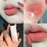 Yickyue Cute Girl Water Gloss Mirror Lip Glaze Waterproof Non-fading Non-stick Cup Lipgloss Lasting Liquid Lipstick Matte Velvet Lip Mud