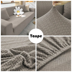 YICKYUE - Thick Sofa Cover for Living Room Elastic Jacquard 1/2/3/4 Seater Sofa Cover L-shaped Corner Sofa Cover