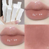 YICKYUE - 6 Colors Mirror Lip Gloss Moisturizing Nude Lipgloss Pretty Flower Transparent Tube Liquid Lipstick Long Lasting Makeup Cosmetic