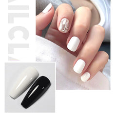10 ML Classic Black white color nail gel polish esmaltes semipermanente uv led gellack nail polish For Professional Salon 2022
