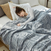 Decorative Sofa Bed Throw Blanket Pure Cotton Gauze Summer Quilt Multicolor Double Bedspreads Cover Blankets 150/230*200cm