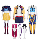 YICKYUE Mira Zoey Rumi Cosplay Costume Wig Women Suit Halloween Carnival Party Comic-con Role Playing Outfit