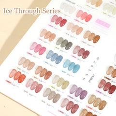 Jelly Gel 8ml Semi-transparent Nail Gel Polish Ice Through Brown Pink French Gel Varnish Soak Off UV LED Gel for Nail