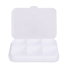Portable Pill Cases Travel Dispen Storage Container Colorful Drug Dispenser Packing Container 2/4/6 Slot Moisture-proof Pill Box