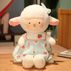 1pc 35/45cm Lovely Dressing Sheep Plush Toys Kawaii Alpaca Dolls Stuffed Soft Cute Animal Pillow for Kids Baby Birthday Gift