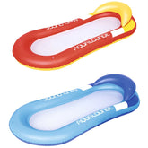 160CM Giant Blue Red Mesh Inflatable Pool Float Lie-on Swimming Ring Beach Pool Summer Party Toys Air Mattress Beach Bed Lounger