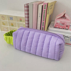 Cute Women Cosmetic Bag Zipper Makeup Organizer Portable Stationery Bag Student Pencil Case Coin Bag Pochette Storage Bag