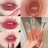 YICKYUE - Jelly Color Lip Glaze Mirror Water Lip Gloss Long Lasting Moisturising Lipstick Pen Waterproof Non-stick Cup Lip Glaze Cosmetics
