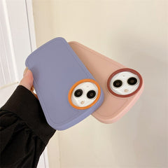 Candy Color Cute Round Soft TPU Phone Case For iPhone 13 12 Pro Max 11 Pro Max X XS XR 7 8 Plus Shockproof Plain Bumper Cover
