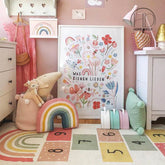 Hopscotch Carpets for Children Bedroom Bedside Carpet Girl Room Floor Mats home Decoration Layout Ins Sofa Cushion Cartoon Rugs