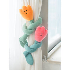 Tulip Curtain Cord Pillow Wrap Long Pillow Funny Long Kids Baby Bed Protective Bumpers Doorknob Cover Home Decor