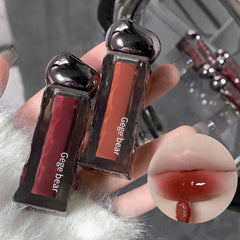 YICKYUE - Mirror Lip Gloss Crystal Jelly Lip Glaze Long Lasting Moisturising Red Lip Tint Liquid Lipstick Waterproof Korean Cosmetics