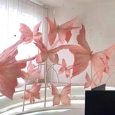 YICKYUE - Artificial Paper Flower Big Butterfly for Wedding Backdrop Home Decor Birthday Party Event Stage Window Display Layout Butterfly