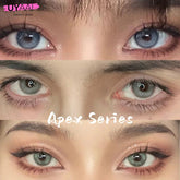 YICKYUE Color Contact Lenses Korean Style Colorcon Black Beauty Colored Lenses Eye Color Green Gray Natural Colored Eye Lenses