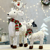 Standing Christmas Doll Christmas Decoration Large Santa Claus Snowman Elk Doll Kids New Year Gift Toy