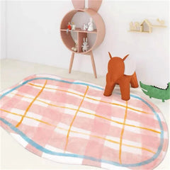 YICKYUE - Flower Living Room Non-slip Carpet Simple Girl Bedroom Bedside Carpets Leisure Restaurant Coffee Table Large Area Decorative Rug