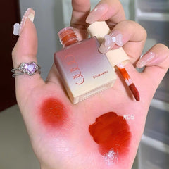 Yickyue New Small Ice Cube Water Light Lip Glaze Student Nude Makeup Moisturizing Not Easy To Dip Cup Cheap Natural Lip Makeup
