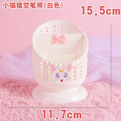 Cute Creative Pink Shelf Storage Pen holder Cosmetic Rack Storage box Suppliers Dolls Collection