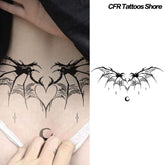 YICKYUE - Spider Love Herb Juice Tattoo Stickers Temporary Tattoos Fake Tatto Sexy Hotwife Belly Succubus Waterproof Wholesale Cool Stuff