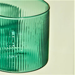 YICKYUE - Retro Ripple Glass Mug