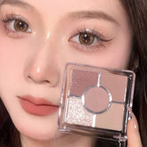 Yickyue 7/5 Colors Glitter Eye Shadow Waterproof Eyeshadow Long-lasting Pigment Eyeshadows Shiny Eyes Korean Cosmetics Tools