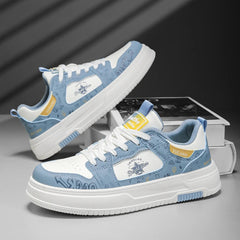 YICKYUE - new fashion trend men's skateboard shoes sports shoes leisure summer tennis outdoor running platform walking shoes