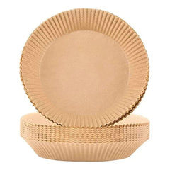 25/50/100pcs Air Fryer Disposable Paper Liner Non-Stick Mat Steamer Paper Baking Mats Kitchen AirFryer Tools Baking Accessories