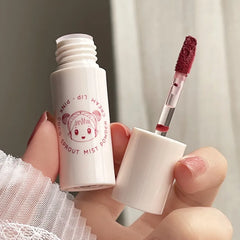 YICKYUE - Pink Coco Soft Mist Lip Glaze Non-fade Color Non-stick Cup Matte Lipstick Nude Red Brown Lips Tint Mud Makeup Lip Glaze Cosmetic