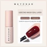 MAYCHAO 5ml Functional Nail Glue Gel Nail Polish Multipurpose Pink Small Circular Tube UV LED Gel Nail Lacquer Gel Nail Varnish