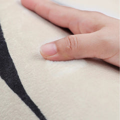 YICKYUE - Living Room Carpet Home Decoration Round Large Area Luxury Fluffy No Crease Rug Minimalism Comfortable Breathable Bedroom Mat