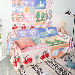 Cartoon kawaii blanket living room modern decoration cute sofa towel child Anime blanket for beds sofa cover cushion bed spread