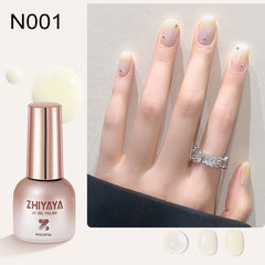 8ml Jelly Gel Nail Polish Transparent Nude Color Clear Blue Semi-permanent Gel Varnish Soak Off UV LED Gel Art Nail Varnish