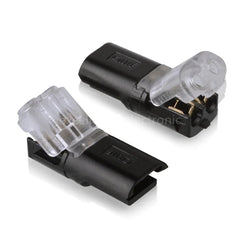YICKYUE - 10/20/50/100pcs 2p Spring Connector with No Welding No Screws Quick Connector Cable Clamp 2 Way Easy Fit for Led Strip