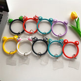 Cartoon Animal Universal Soft Bracelet For Apple 11 13 12 Max MiNi Candy Color Anti-Lost Hand Carry Anti-Drop Phone Wristband