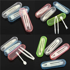 1Set Multicolor Contact Lens Inserter Remover Contact Lenses Tweezers And Suction Stick For Special Clamps Tool